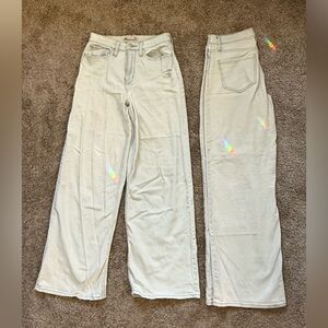 SO Junior’s Super High Rise Wide Leg Jeans | 05/27W Set of 2